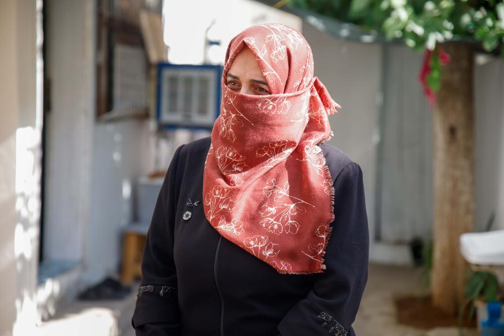 Cemile, one of the women supported by UNFPA, shares her story. ©UNFPA Türkiye, Ayşegül Karacan  