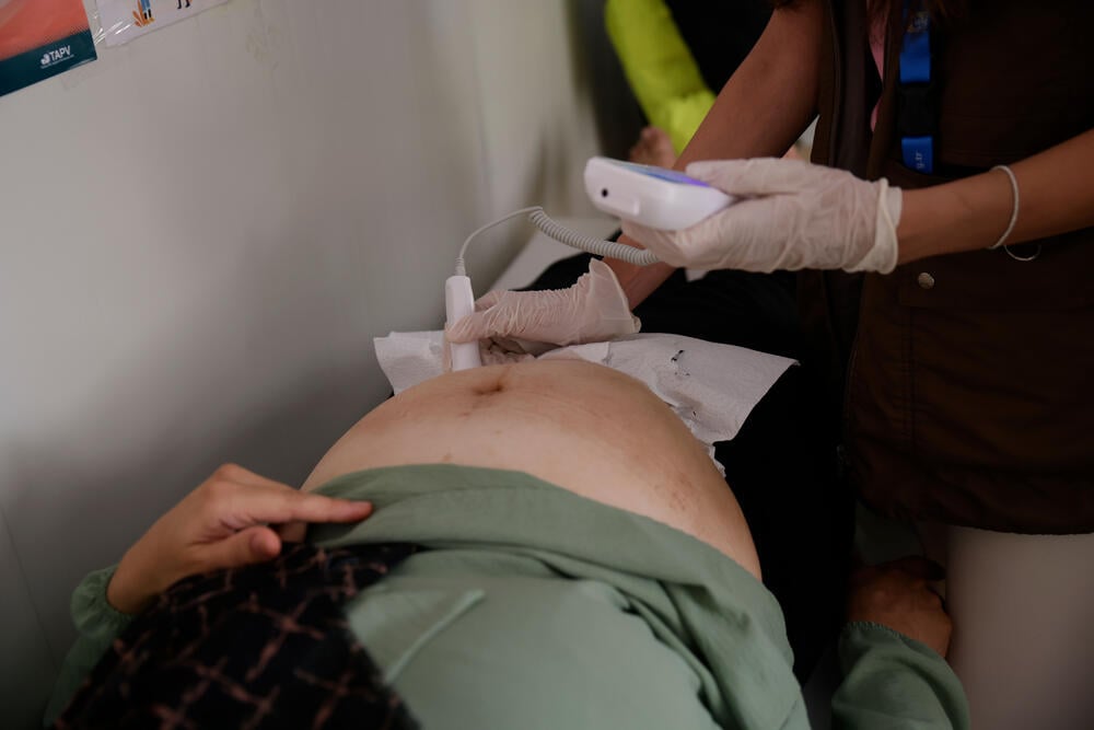 The center offers care services for pregnant women and women who have just given birth. ©UNFPA Türkiye, Ayşegül Karacan  