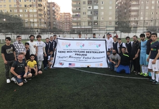 144 young refugees, 12 teams, 1 tournament: “Overhead Kick for Health” kicked off!