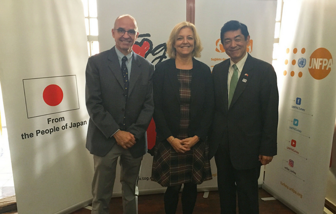 Japanese Ambassador visited UNFPA Youth Center in İzmir