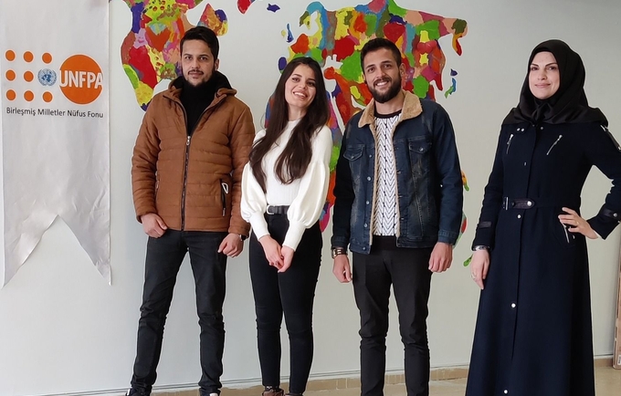 UNFPA Turkey Empowers Young Refugees with the Support of the Government of Japan