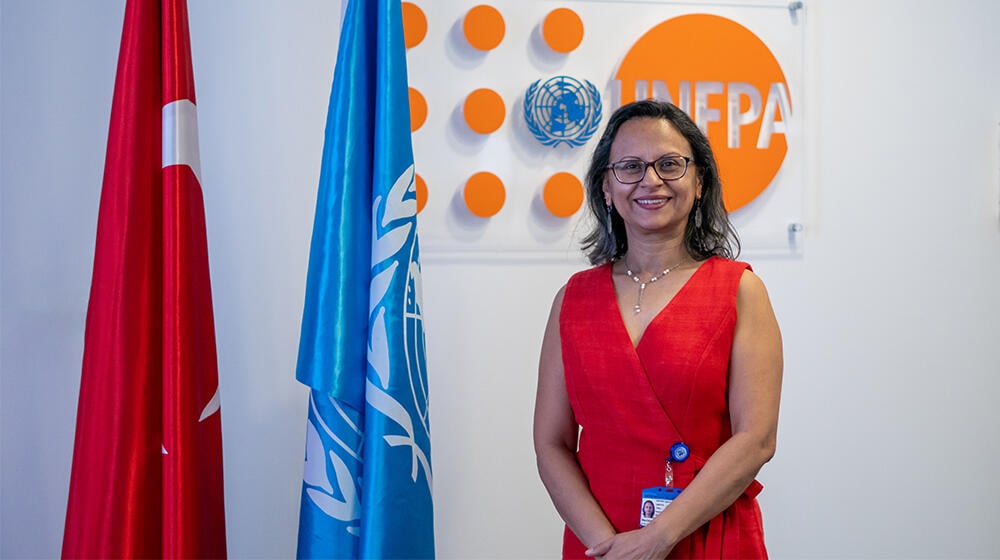 UNFPA Turkiye Representative Mariam A. Khan