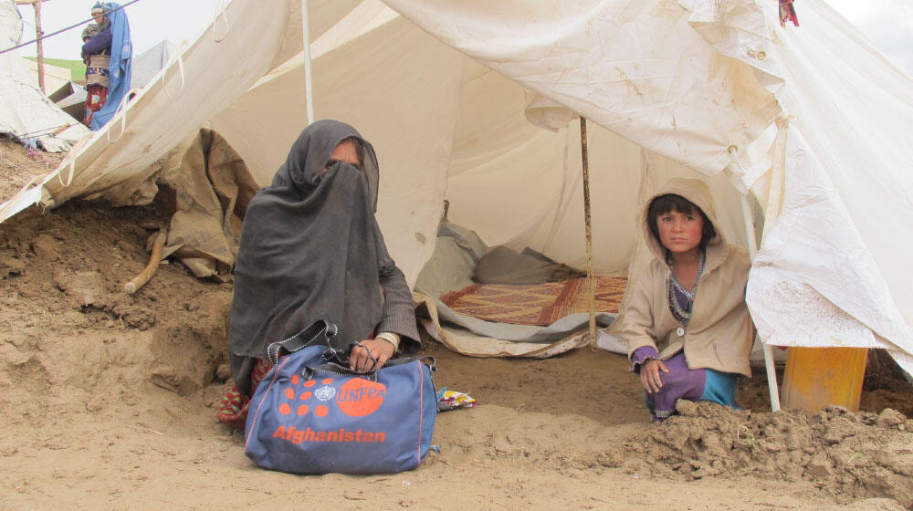 A support call from UNFPA for women and girls who bear the brunt of the crisis in Afghanistan 