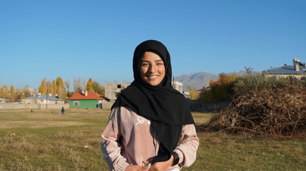 Helin lives in Karlıyamaç village of Van.