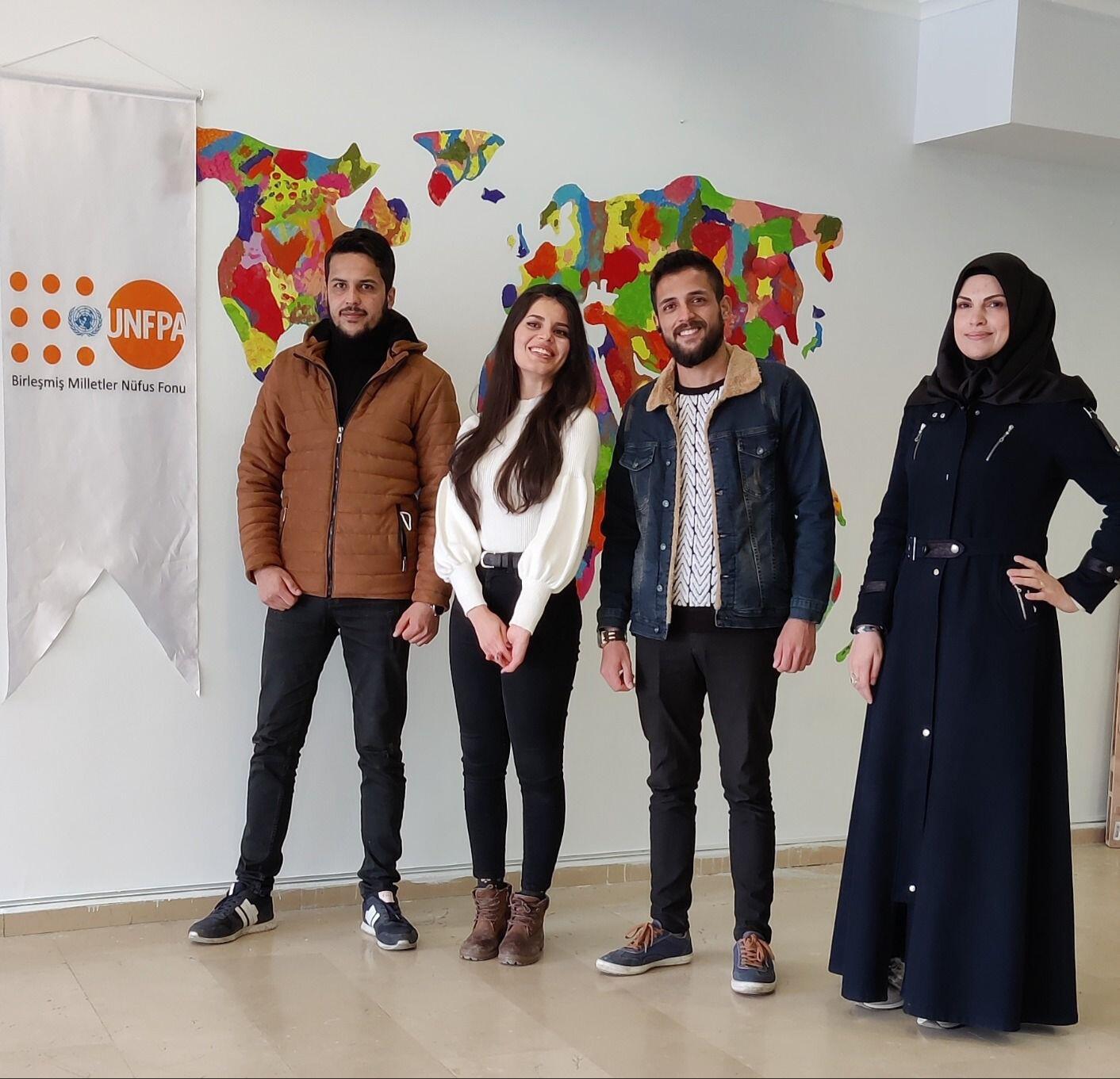 UNFPA Turkey Empowers Young Refugees with the Support of the Government of Japan