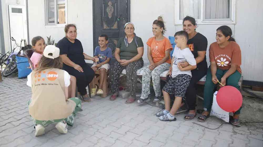 Hatay’da kadınlara destek için sahadayız