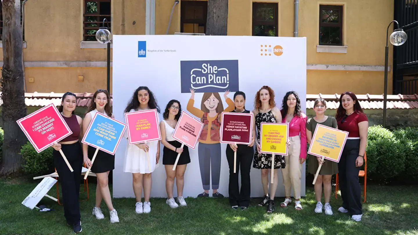 UNFPA Türkiye Launches #SheCanPlan Campaign to Promote Gender Equality and Women Empowerment