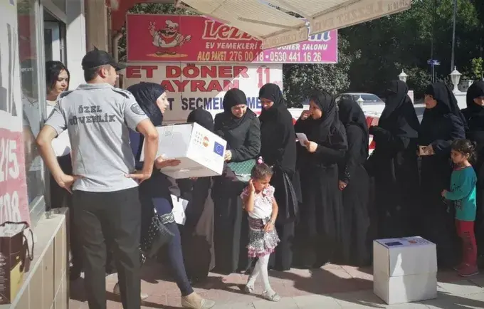 UNFPA Family Hygiene kits were distributed to 1,500 refugee families in Ankara