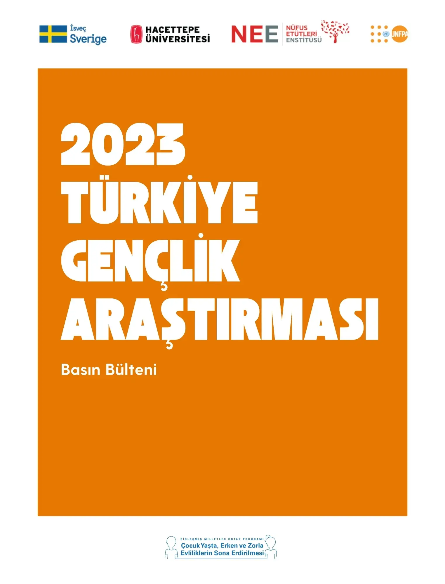 2023 TÜRKİYE GENÇLİK ARAŞTIRMASI BASIN BÜLTENİ