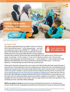 UNFPA's Recovery & Resilience Offer