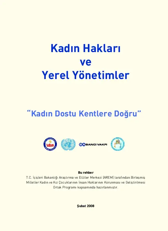 Kad›n Haklar› ve Yerel Yönetimler